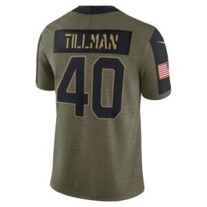 Men's Arizona Cardinals Pat Tillman Nike Olive 2021 Salute To Service Retired Player Limited Jersey