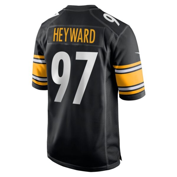 Men's Pittsburgh Steelers Cameron Heyward Nike Black Game Team Jersey