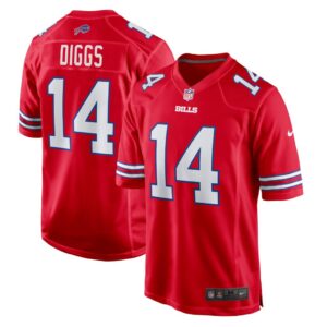 Men's Buffalo Bills Stefon Diggs Nike Red Game Jersey