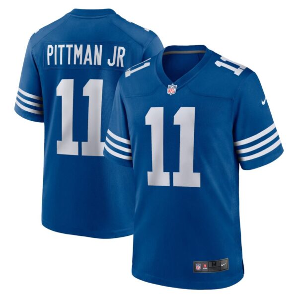 Men's Indianapolis Colts Michael Pittman Jr. Nike Royal Alternate Game Jersey