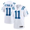 Men's Indianapolis Colts Michael Pittman Jr. Nike White Game Jersey