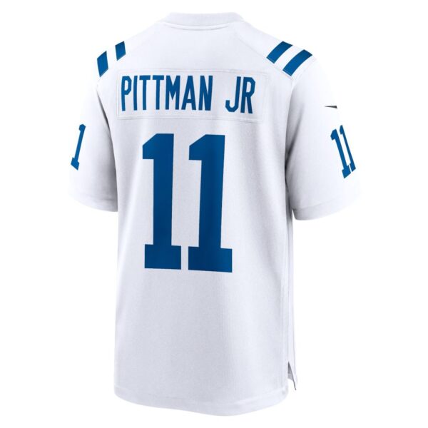 Men's Indianapolis Colts Michael Pittman Jr. Nike White Game Jersey