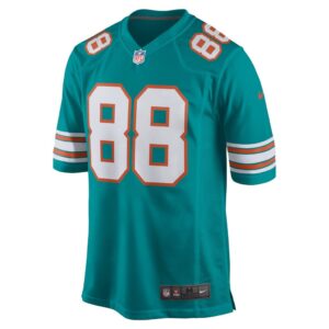 Men's Miami Dolphins Mike Gesicki Nike Aqua Alternate Game Jersey