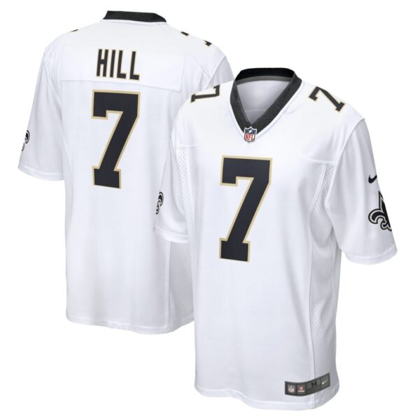 Men's New Orleans Saints Taysom Hill Nike White Game Jersey