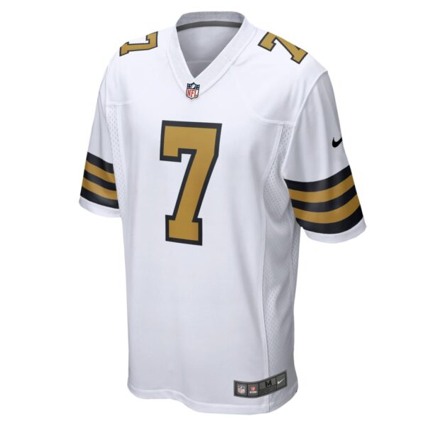 Men's New Orleans Saints Taysom Hill Nike White Alternate Game Jersey