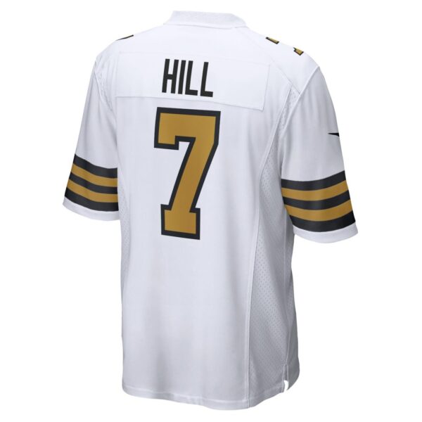 Men's New Orleans Saints Taysom Hill Nike White Alternate Game Jersey