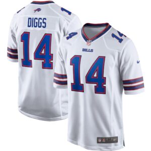 Men's Buffalo Bills Stefon Diggs Nike White Game Jersey