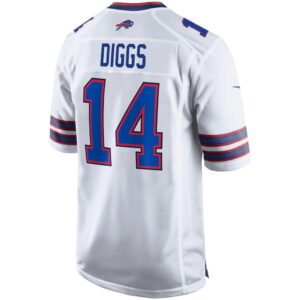 Men's Buffalo Bills Stefon Diggs Nike White Game Jersey