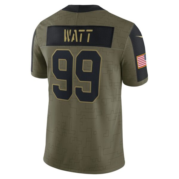 Men's Arizona Cardinals J.J. Watt Nike Olive 2021 Salute To Service Limited Player Jersey