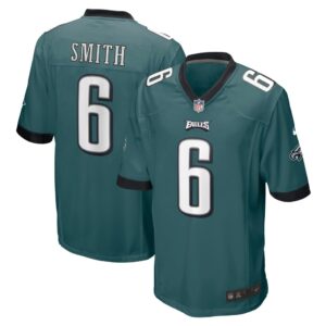 Men's Philadelphia Eagles DeVonta Smith Nike Midnight Green 2021 NFL Draft First Round Pick Game Jersey