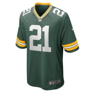 Men's Green Bay Packers Eric Stokes Nike Green 2021 NFL Draft First Round Pick Game Jersey