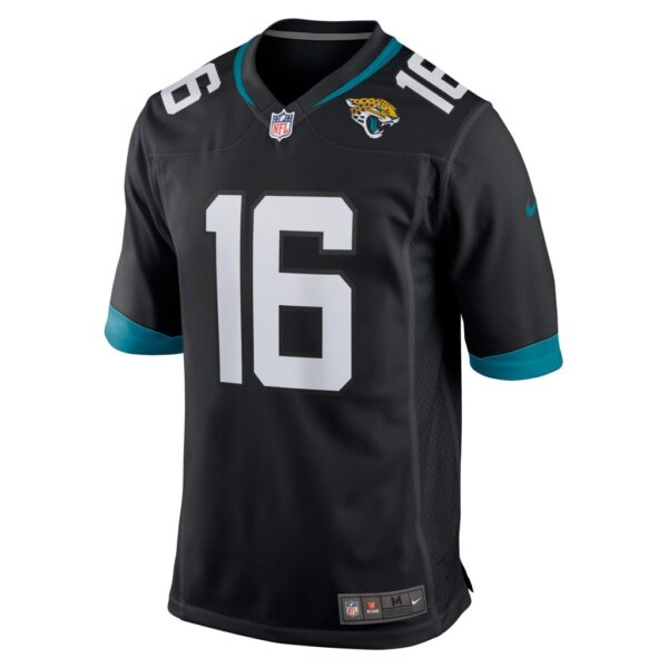 Men's Jacksonville Jaguars Trevor Lawrence Nike Black Alternate 2021 NFL Draft First Round Pick Game Jersey