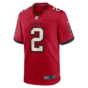 Men's Tampa Bay Buccaneers Kyle Trask Nike Red 2021 NFL Draft Pick Player Game Jersey