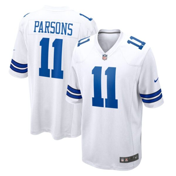 Men's Dallas Cowboys Micah Parsons Nike White Game Jersey