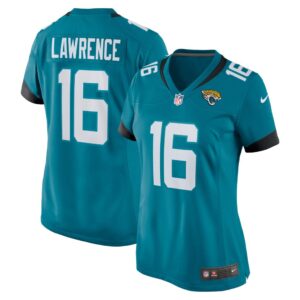 Women's Jacksonville Jaguars Trevor Lawrence Nike Teal 2021 NFL Draft First Round Pick Game Jersey