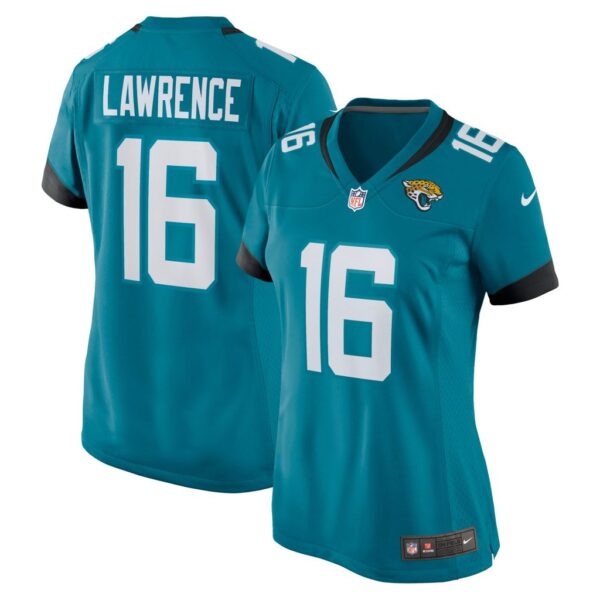 Women's Jacksonville Jaguars Trevor Lawrence Nike Teal 2021 NFL Draft First Round Pick Game Jersey