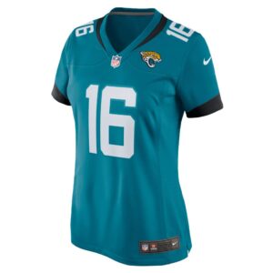 Women's Jacksonville Jaguars Trevor Lawrence Nike Teal 2021 NFL Draft First Round Pick Game Jersey