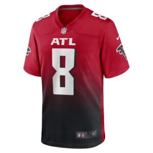 Men's Atlanta Falcons Kyle Pitts Nike Red 2021 NFL Draft First Round Pick Alternate Player Game Jersey