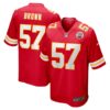 Men's Kansas City Chiefs Orlando Brown Nike Red Game Jersey