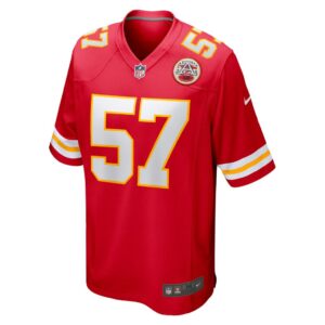 Men's Kansas City Chiefs Orlando Brown Nike Red Game Jersey