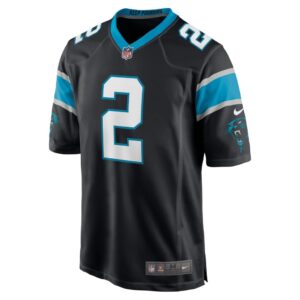 Men's Carolina Panthers DJ Moore Nike Black Game Player Jersey