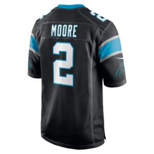 Men's Carolina Panthers DJ Moore Nike Black Game Player Jersey