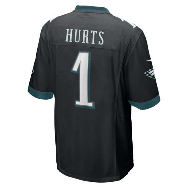 Men's Philadelphia Eagles Jalen Hurts Nike Black Game Jersey