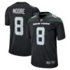 Men's New York Jets Elijah Moore Nike Stealth Black Game Jersey