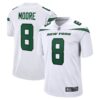 Men's New York Jets Elijah Moore Nike White Game Jersey