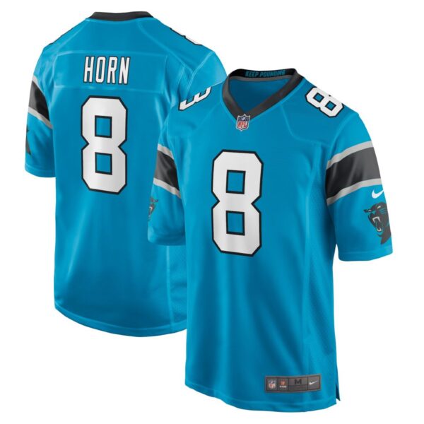 Men's Carolina Panthers Jaycee Horn Nike Blue Game Player Jersey