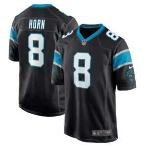 Men's Carolina Panthers Jaycee Horn Nike Black Game Player Jersey