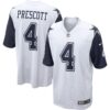 Men's Dallas Cowboys Dak Prescott Nike White Alternate Game Jersey