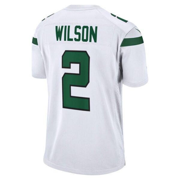 Men's New York Jets Zach Wilson Nike White Game Jersey