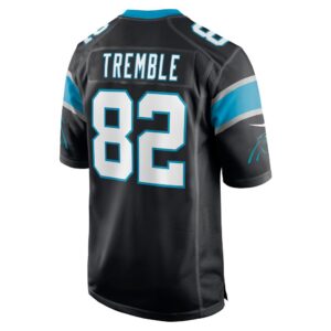 Men's Carolina Panthers Tommy Tremble Nike Black Game Jersey