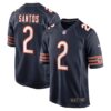 Men's Chicago Bears Cairo Santos Nike Navy Game Jersey