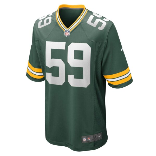 Men's Green Bay Packers De'Vondre Campbell Nike Green Game Jersey