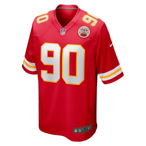 Men's Kansas City Chiefs Jarran Reed Nike Red Game Jersey