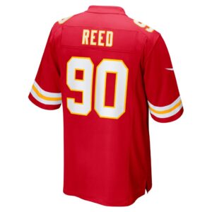 Men's Kansas City Chiefs Jarran Reed Nike Red Game Jersey