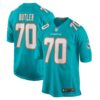 Men's Miami Dolphins Adam Butler Nike Aqua Game Jersey