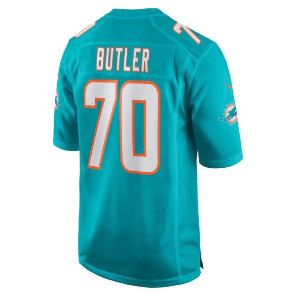 Men's Miami Dolphins Adam Butler Nike Aqua Game Jersey