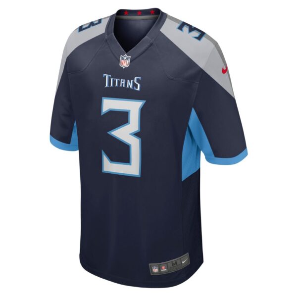 Men's Tennessee Titans Caleb Farley Nike Navy Game Jersey