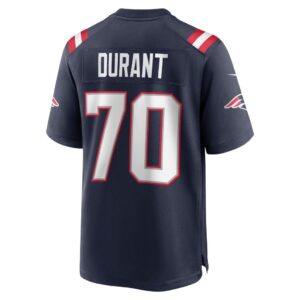 Men's New England Patriots Yasir Durant Nike Navy Game Player Jersey