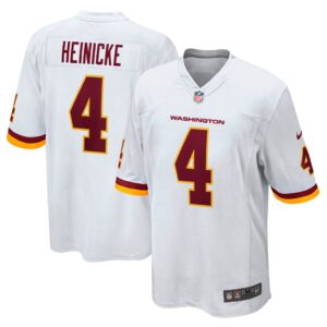 Men's Washington Football Team Taylor Heinicke Nike White Player Game Jersey