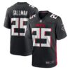 Men's Atlanta Falcons Wayne Gallman Nike Black Game Jersey