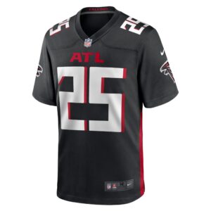 Men's Atlanta Falcons Wayne Gallman Nike Black Game Jersey