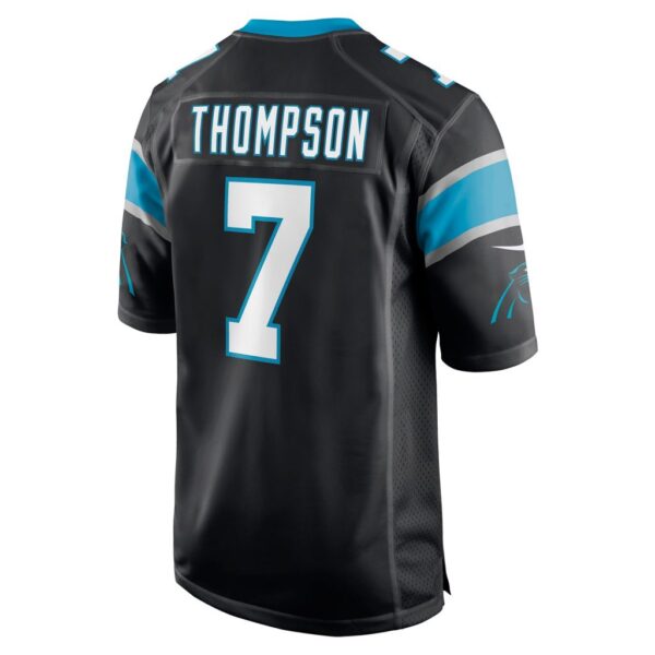 Men's Carolina Panthers Shaq Thompson Nike Black Player Game Jersey