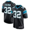 Men's Carolina Panthers Royce Freeman Nike Black Game Jersey