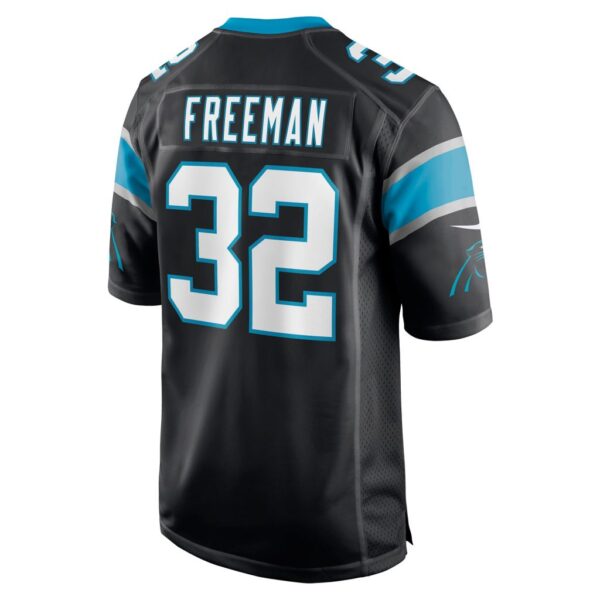 Men's Carolina Panthers Royce Freeman Nike Black Game Jersey