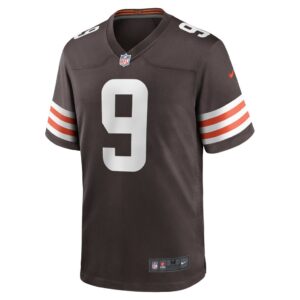 Men's Cleveland Browns Nick Mullens Nike Brown Game Jersey