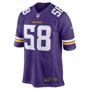 Men's Minnesota Vikings Michael Pierce Nike Purple Player Game Jersey